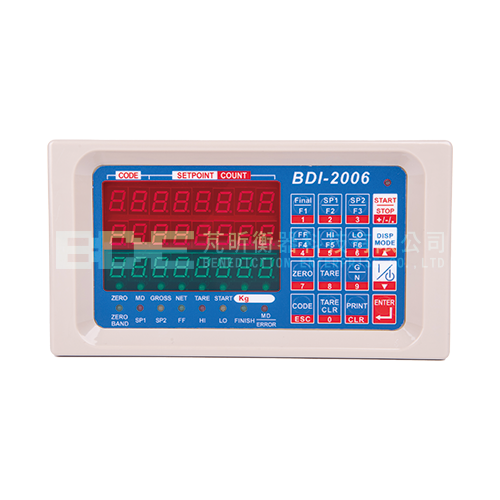 BDI-2006<br>重量顯示控制器 2